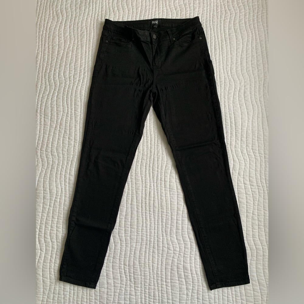 Paige Verdugo Ultra Skinny Jeans - Black